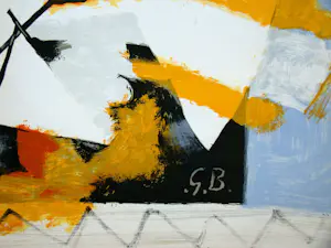 Georges Braque - L'oiseau jaune- 1959 - Originele litho - In de plaat gesigneerd - Mourlot kopen? Bied vanaf 120!