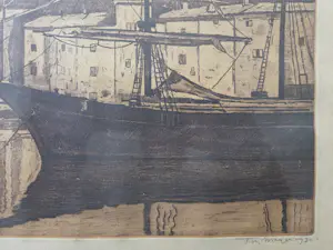 Ton Meyer - Zeilschepen in de haven. Zuid Europa. kopen? Bied vanaf 39!