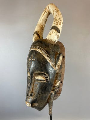 Baule - African Tribal Used Baule mask - Iv. Coast. kopen? Bied vanaf 45!