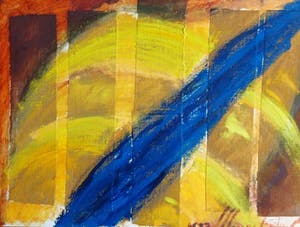 Marie-Christine Meersschaert - 2 grote kleurrijke composities kopen? Bied vanaf 39!