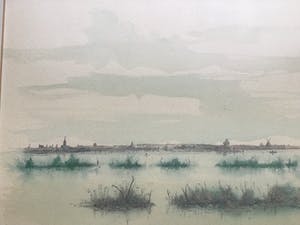 Niet of onleesbaar gesigneerd - Veenplas kopen? Bied vanaf 1!