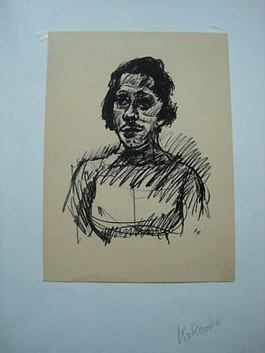 Oskar Kokoschka - Originele 1910 "der Blaue Reiter" Lithografie "portret Tilla Durieux" kopen? Bied vanaf 10!