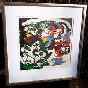 Karel Appel - Storm, litho (mooi ingelijst) kopen? Bied vanaf 895!