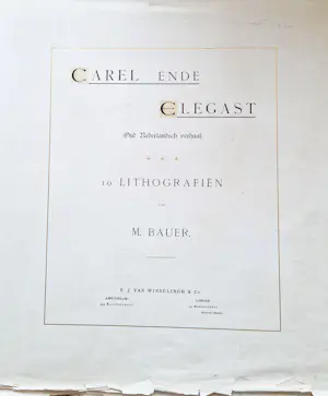 Marius Bauer - Het complete werk - Carel ende Elegast - 10 litho's - allen potloodgesigneerd kopen? Bied vanaf 89!