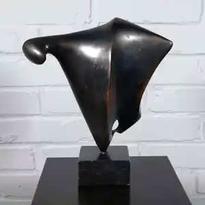 Jef Wishaupt - BRONS - prachtig abstract - 25822 verkocht voor € 650!