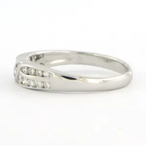 14k wit gouden ring met briljant geslepen diamant tot. 0.42ct – F/G - VS/SI kopen? Bied vanaf 480!