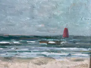 Cor Schaap - Sunset Katwijk aan Zee kopen? Bied vanaf 300!