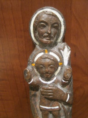 Heiligenbeeld - Heilige Jozef met Kind. kopen? Bied vanaf 50!