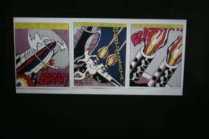 Roy Lichtenstein - Triptych 'As I Opened Fire'. kopen? Bied vanaf 350!