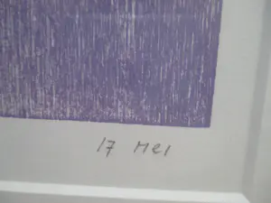 Henriette Boerendans - Houtsnede "17 mei" in fraaie Barth lijst! kopen? Bied vanaf 1!