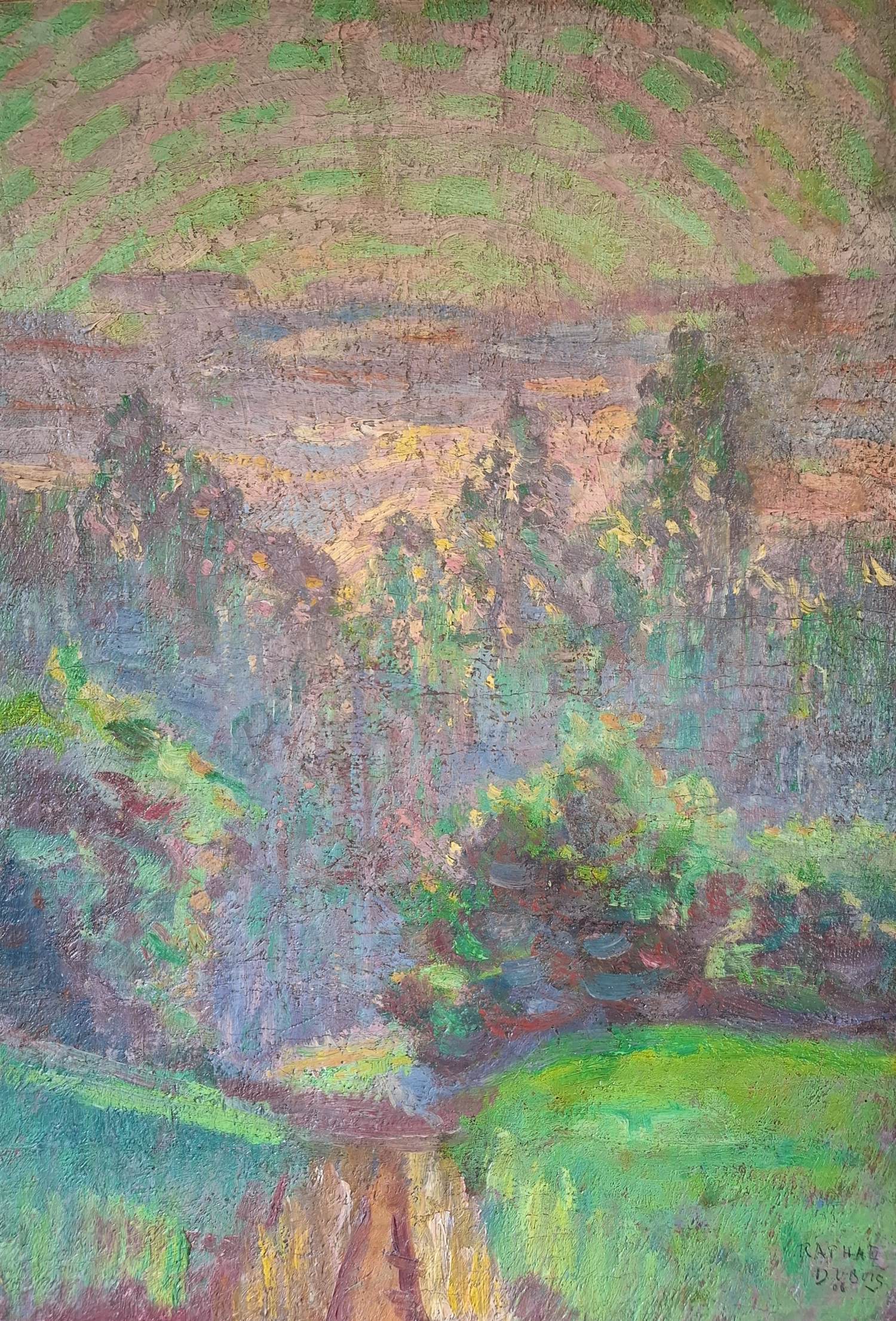 Raphael Dubois - Landschap (Paysage) verkocht voor € 100!