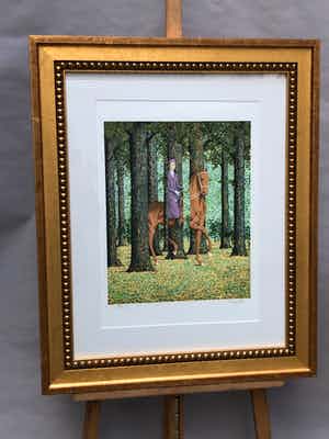 Rene Magritte - Le blanc seing verkocht voor € 400!