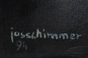 Jos Schimmer - Olieverf op doek, Zonder titel - Ingelijst (Groot) kopen? Bied vanaf 1!
