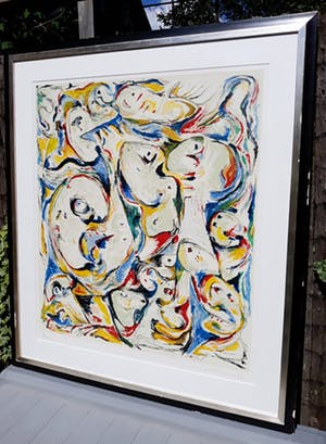 Theo Wolvecamp - Hoofden, zeefdruk (mooi ingelijst, groot!) kopen? Bied vanaf 750!