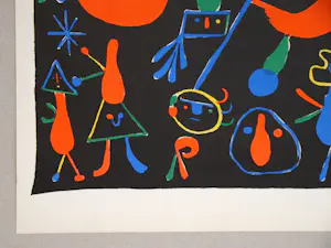 Joan Miro - Barcelona - 1949 - Lithografie met sjabloonkleuring kopen? Bied vanaf 120!