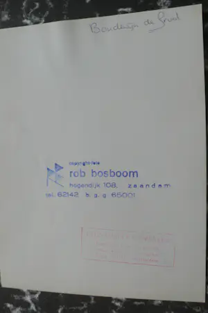AcheterRob Bosboom - Originele foto van Boudewijn de Groot? Enchérissez de 30!