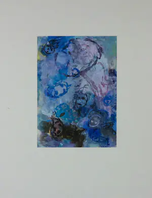 Eric Mathijssen - Gouache op papier, Droombeeld II - Ingelijst kopen? Bied vanaf 100!