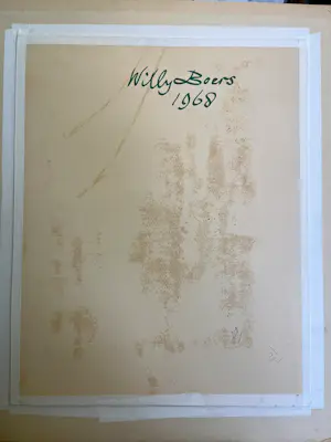 Willy Boers - Zonder titel, collage - 1968 kopen? Bied vanaf 900!