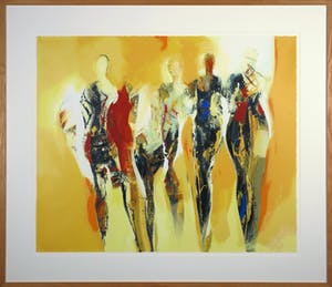 Peter Meijer - Zeefdruk, Oqives - Ingelijst (Groot) kopen? Bied vanaf 50!