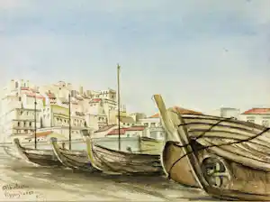 H.F. van Goor-Methorst - Albufeira, stadsgezicht kopen? Bied vanaf 55!