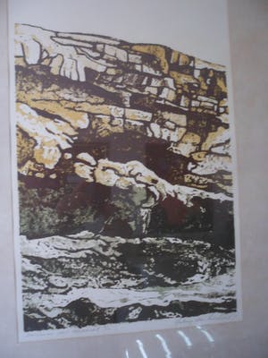 Antony van Lieshout - Litho. titel, "Baranco del Muscarat". kopen? Bied vanaf 30!