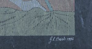 Geertje Briels - Houtdruk op geschept papier, Natuurbeleving kopen? Bied vanaf 35!