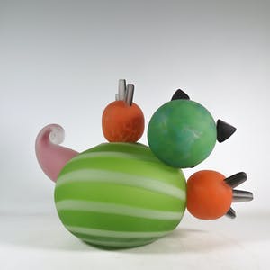 Ozzaro by Loranto - Grote Matglazen opengewerkte kat kopen? Bied vanaf 50!