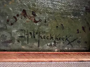 Hermanus Willem Koekkoek - Gezelschap in het bos kopen? Bied vanaf 1200!