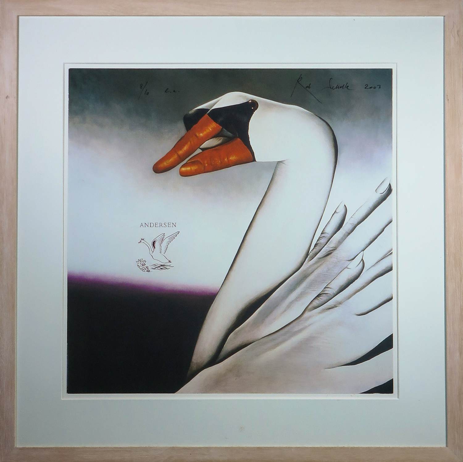 Rob Scholte - Zeefdruk op papier, Sprookje - Ingelijst (Groot) kopen? Bied vanaf 100!