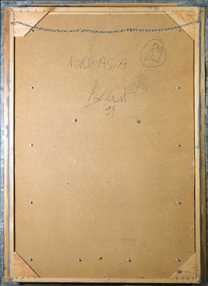 Jan Bollaert - Acryl op papier, Nord Asia - Ingelijst (Groot) kopen? Bied vanaf 1!