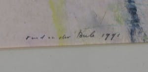 Ruud van der Beele - Gemengde techniek op papier, Zonder titel - Ingelijst kopen? Bied vanaf 1!