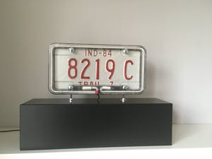 Jan Henderikse - Neon license plate kopen? Bied vanaf 995!