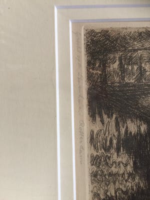 Louis Landre - Ets nr 1 Gezicht op Leuvenhaven Rotterdam kopen? Bied vanaf 95!