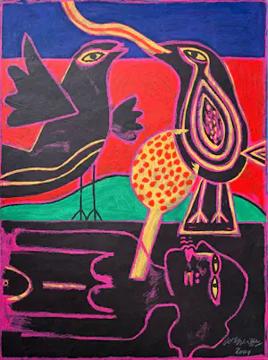Corneille - Lithograph: 'Mali' (2001) kopen? Bied vanaf 285!