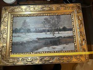 AcheterFranz Schreyer - Wintermorgen im Moor? Enchérissez de 200!
