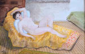 Pieter Starreveld - Naakt op sofa verkocht voor € 50!