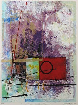 Piotr Konkel - Zeefdruk, Home Collective - Ingelijst kopen? Bied vanaf 1!