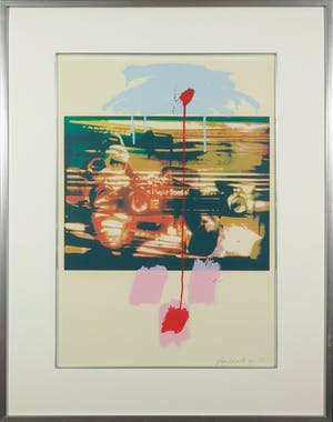 Frank Gude - Zeefdruk, F1 - Ingelijst kopen? Bied vanaf 1!