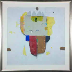 Cole Morgan - Zeefdruk, Compass North - Ingelijst verkauft für € 225!