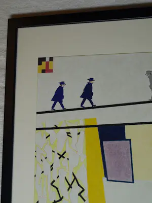 Doorlie Gerdes - Ingelijste potloodtekening , Crossover – 2020 - Lijst, 53 x 43 cm. kopen? Bied vanaf 100!