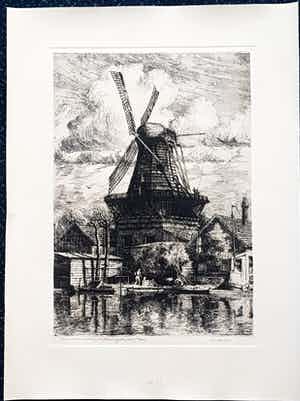Jaap Lindeijer - Rotterdam - Molen a/d Kralingsche Plas verkocht voor € 35!