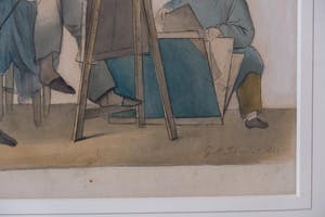 George Adam Schmidt - Atelierscene kopen? Bied vanaf 500!