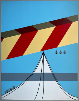 Allan D'Arcangelo - Highway - Großer signierter, nummerierter Orig. Siebdruck 1967 - Pop-Art kopen? Bied vanaf 280!