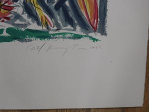 Carl-Henning Pedersen - Sprookjes van H.C.Andersen - 1985 - gesigneerd - H.C. - Groot! kopen? Bied vanaf 325!