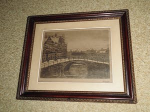 Herman Heuff - Ets - Stadsgezicht kopen? Bied vanaf 30!