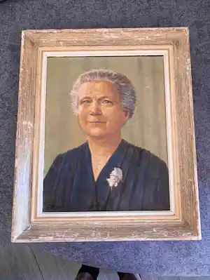 Carel van Ettinger - Portret onbekende vrouw verkocht voor € 50!