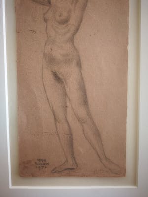 Pieter Pouwels - Naakt. Staande vrouw. kopen? Bied vanaf 69!