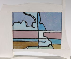 Paul Overhaus - Acryl en olieverf op hout, Wad II kopen? Bied vanaf 1!