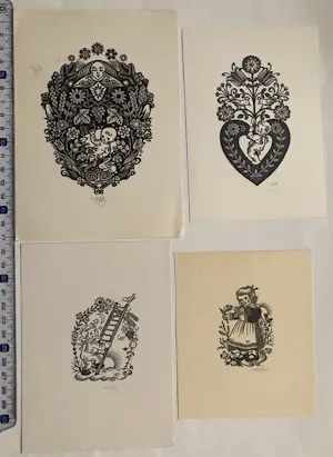Maria Bauer-Klimbacher - Exlibris. 30 ex-libris en 25 gelegenheidsgrafieken van Maria Bauer-Klimbacher kopen? Bied vanaf 63!