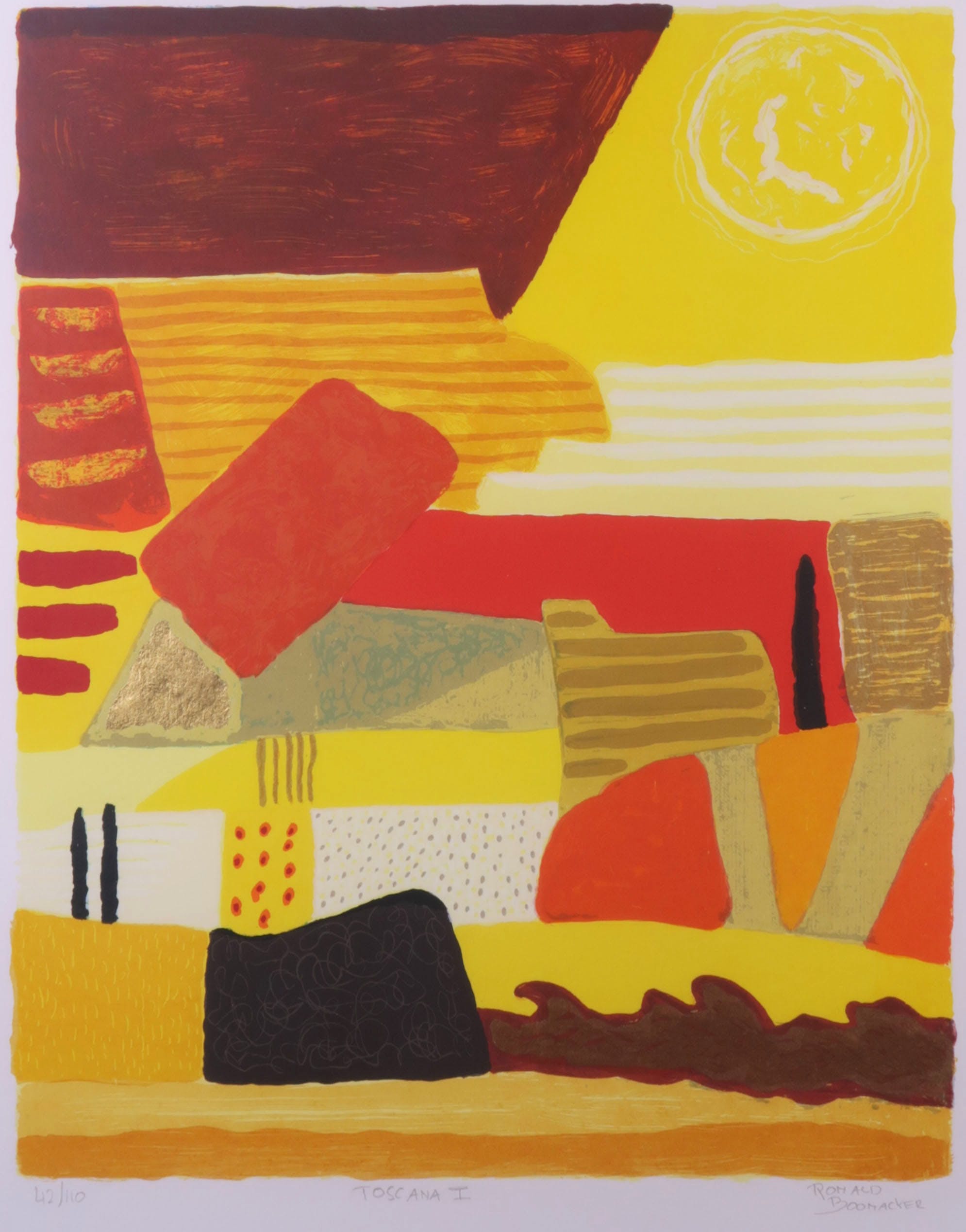 Ronald Boonacker - Zeefdruk, Toscana I - Ingelijst kopen? Bied vanaf 35!